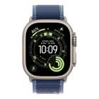 Apple Watch Ultra 3 LTE 49 мм (природный/синий, нейлоновый ремешок размера M/L) MEWU4